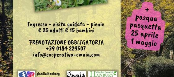 Locandina PIC NIC sull'erba ai Giardini Hanbury